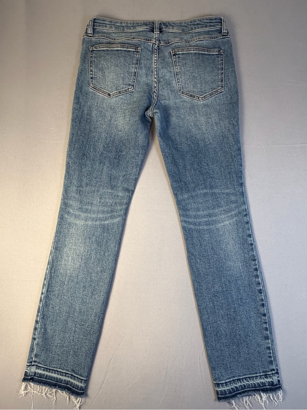 Free People Mid Wash Raw Hem Jeans with Side Slit Size 29 - Picture 7 of 9